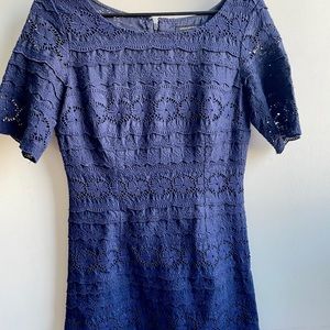 Banana republic short sleeve navy cocktail dress! Only worn twice.